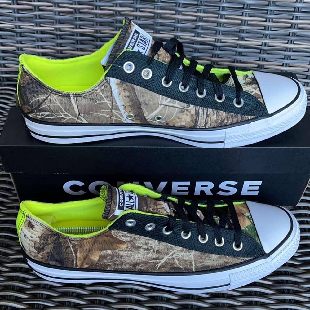 Converse Ctas OX Black/Multi/White MENS - Picture 2 of 16